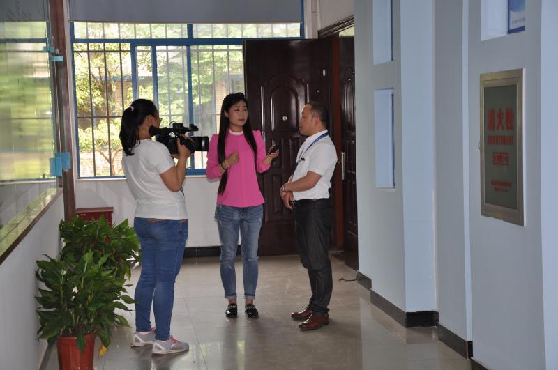 黃陂電視臺采訪